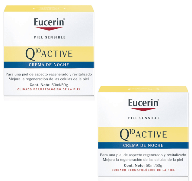 Eucerin Q10 Crema de Noche Hidratante 2x50 ml