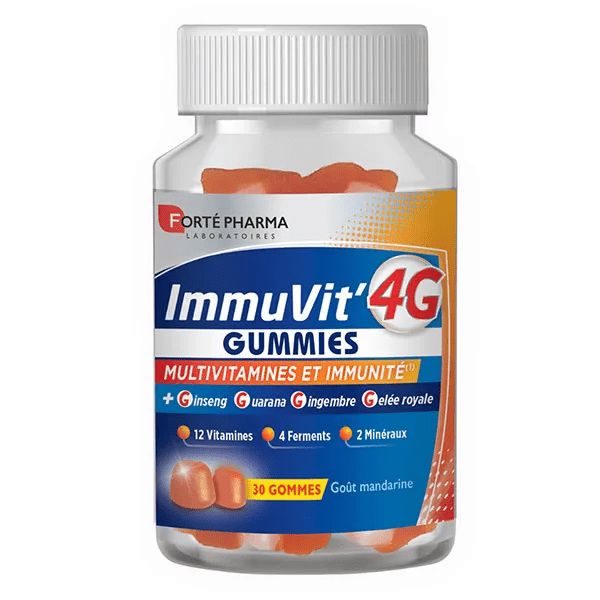 ImmuVit'4G Gummies Energie Multivitamines Immunité 30 gommes 2