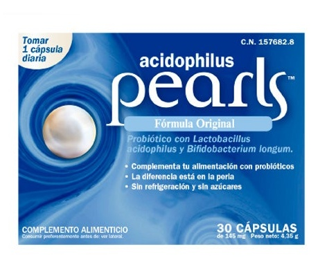 Pearls Acidophilus Probióticos 30 Cápsulas