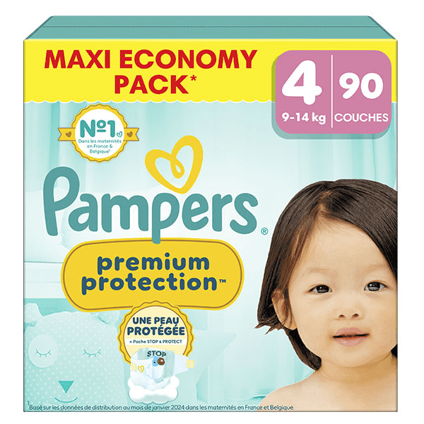 Premium Protection Taille 4 Couches x86 9kg - 14kg Notre N°1 Pour Le Confort & La Protection 3