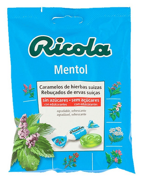Ricola Bolsa Sin Azúcar 70 gr Mentol