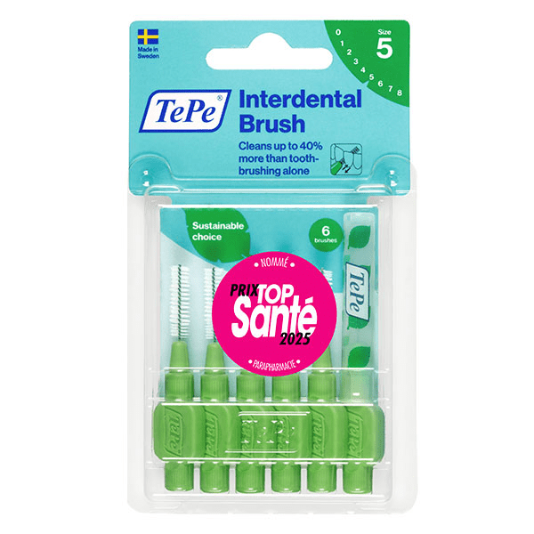Brossettes Interdentaires Originales Vert 0.8 mm 6 brossettes 2