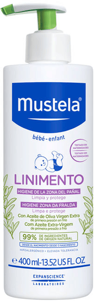 Mustela Oliva Linimento Higiene Zona Del Pañal 400 Ml