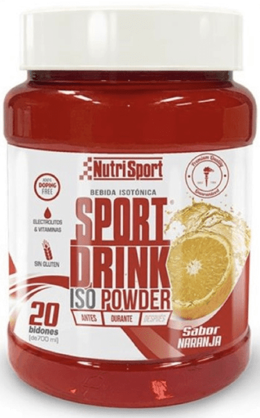 Nutrisport Sport Drink Iso Powder Naranja 1020 Gr (20 Bidones)