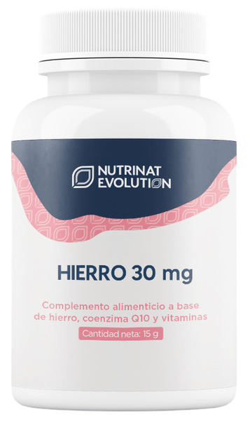 Nutrinat Evolution Hierro 30Mg 30 Cápsulas Vegetales