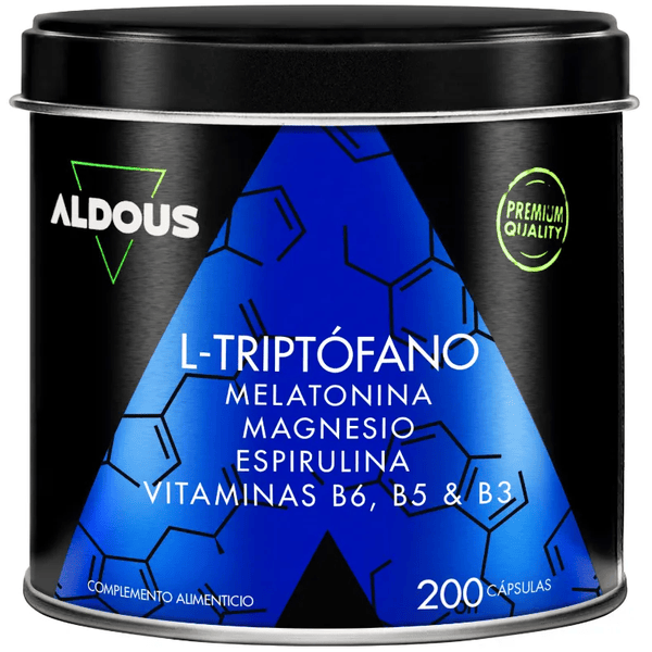Aldous Triptófano Con Melatonina, Magnesio, Espirulina Y Vitaminas - Imagen 3