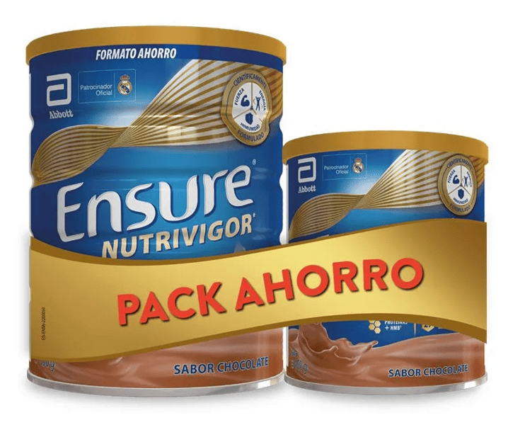 Ensure Nutrivigor Chocolate 850 gr + 400 gr Pack Ahorro