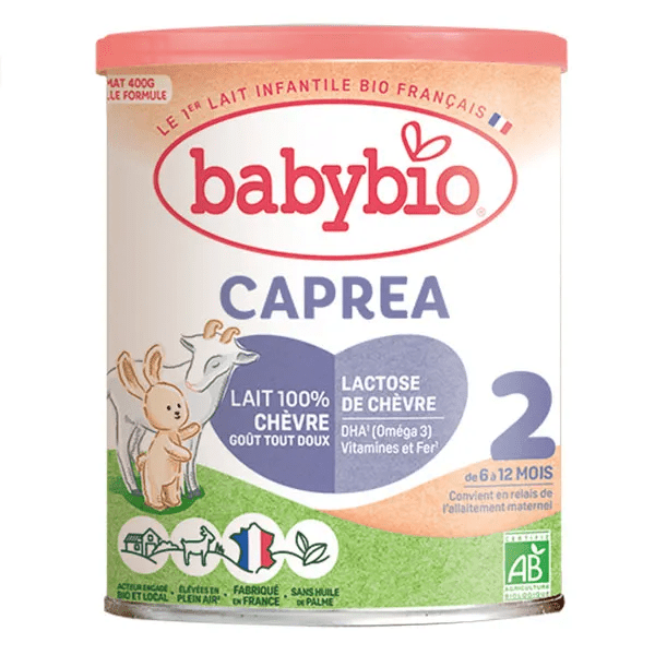Caprea 2 Formule au Lait de Chèvre Bio 400g 4