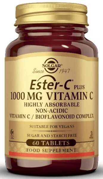 Solgar Ester C Plus 1000mg Vitamina C 60 Comprimidos