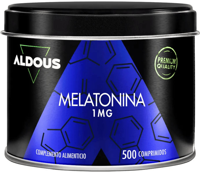 Aldous Bio Aldous Melatonina Pura 1Mg 500 Comprimidos