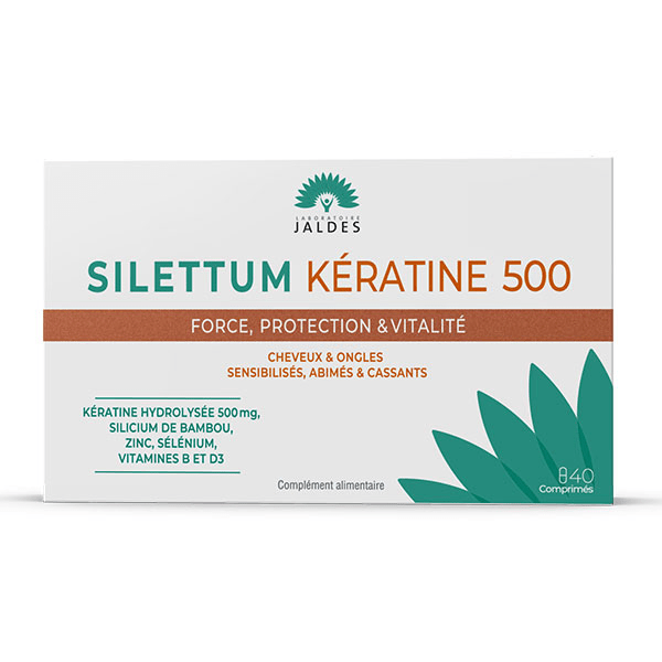 Silettum Kératine cheveux  500 - 40 comprimés 5