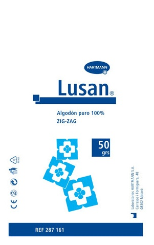 Hartmann Lusan Algodón Puro Zig-Zag 50 gr