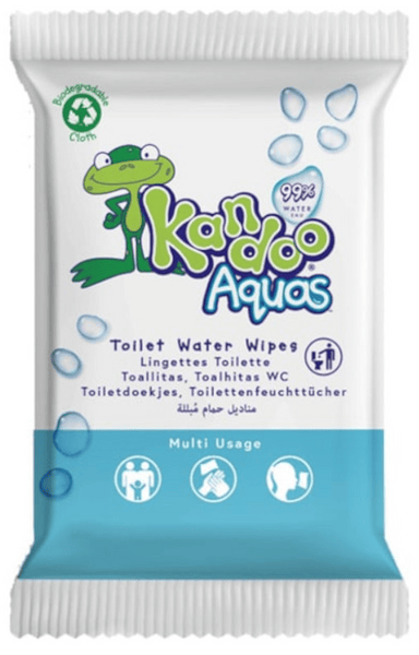 Kandoo Toallitas Aquas Pocket 15 uds