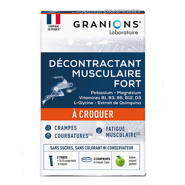 Granions Décontractant Musculaire Fort - 30 Comprimés à croquer 3