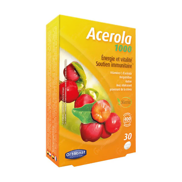 Acerola 1000 Energie et Vitalité 30 comprimés