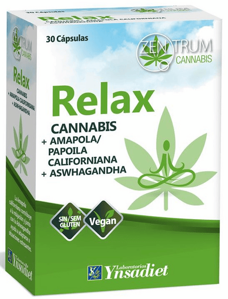 Ynsadiet Zentrum Relax Cannabis 30 Cápuslas