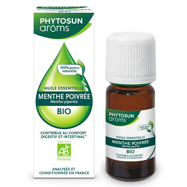 Huile Essentielle Menthe Poivrée Bio 10ml 4