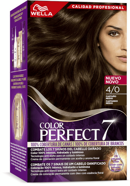 Wella Color Perfect - 4/0 Castaño Medio