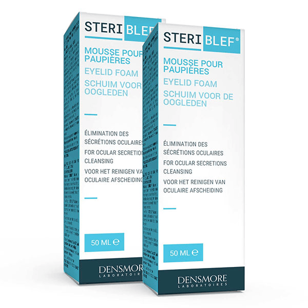 Lot de 2 Steriblef Mousse Paupières & Cils