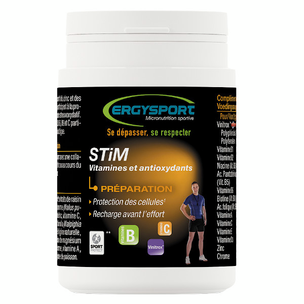 Ergysport Stim Q10 Multivitamines 11 Vitamines 60 gélules