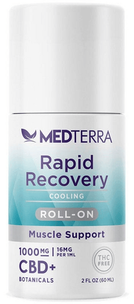 Medterra CBD Rapid Recovery Cooling Roll-On 1000mg 60 ml