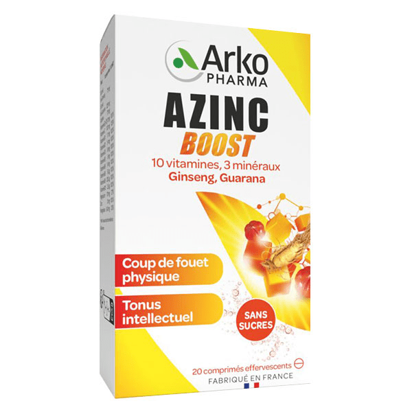Azinc Boost 20 comprimés effervescents 4