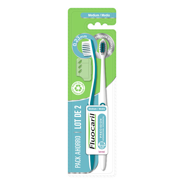 Brosse à dents Précision Interdentaire Médium 0,23mm 2PC