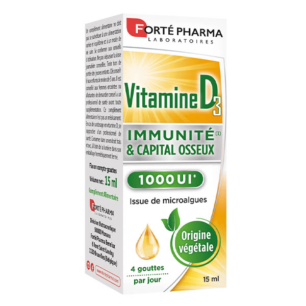 Vitamine D3 Défenses immunitaires Flacon 15ml dès 3 ans 2