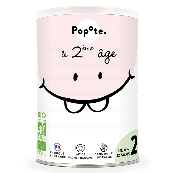 Lait infantile 2ème âge Bio 400g 2
