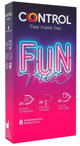 Control Sensual Fun Mix Preservativos 6 uds
