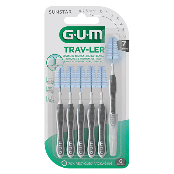 GUM® Brossette interdentaire TRAV-LER® 2,6 mm - 6 unités 4