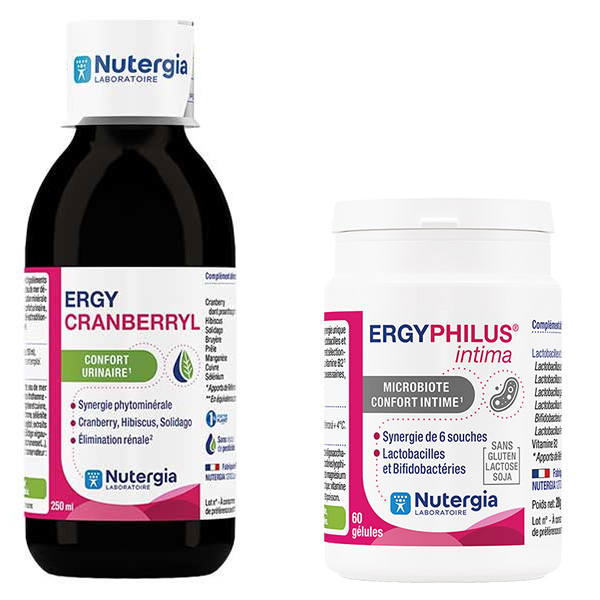 Cure Confort Intime Femme - Ergyphilus intima + Ergycranberryl