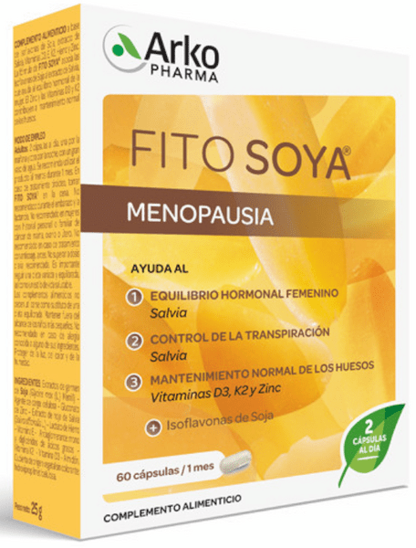 Arkopharma Fitosoya Isoflavonas 175Mg 60 Cápsulas