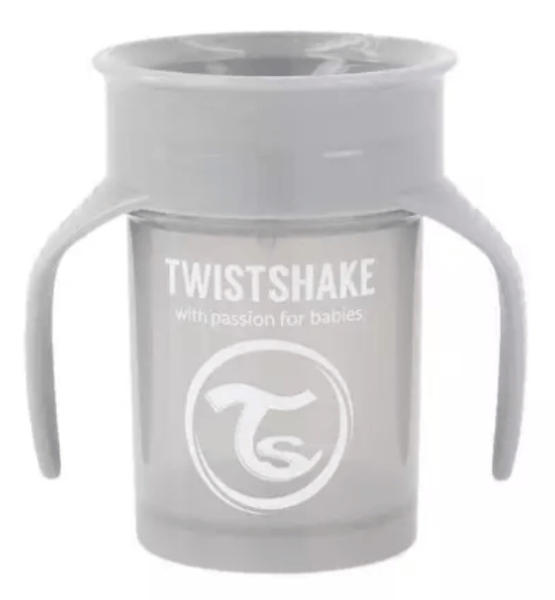Twistshake Gris 360 Cup 6+ Pastel Plava 1 Ud - Imagen 2