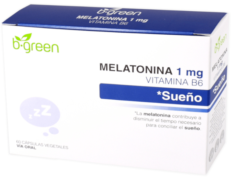b.green Sueño Melatonina + Vitamina B6 60 Cápsulas