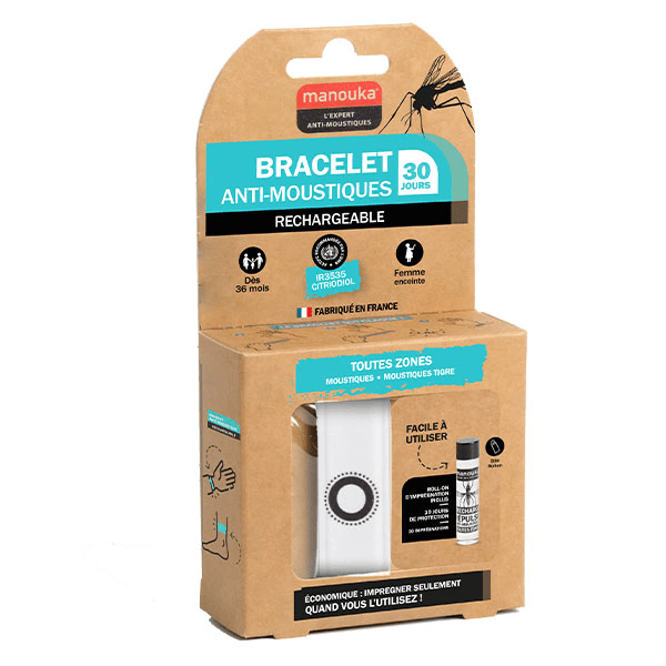 Bracelet Anti-moustiques Adulte - Coloris Blanc 3