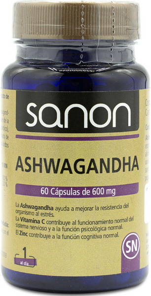 Sanon Ashwagandha 60 Cápsulas De 600 Mg