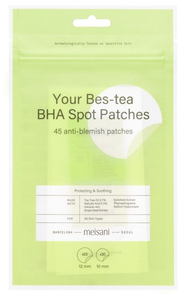 Meisani Your Bes-Tea BHA Spot Patches 45 Uds