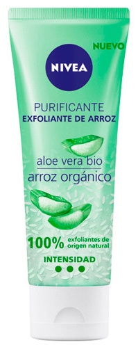 Nivea Exfoliante Facial de Aloe Vera y Arroz Purificante 75 ml
