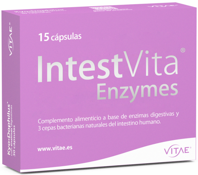 Vitae IntestVita Enzymes 15 Cápsulas