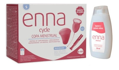 Enna Cycle Copa Menstrual Talla S Con Aplicador + Cleanser