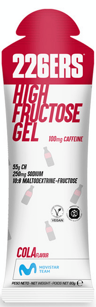 226ERS High Fructose Gel Caffeine Cola 80 gr