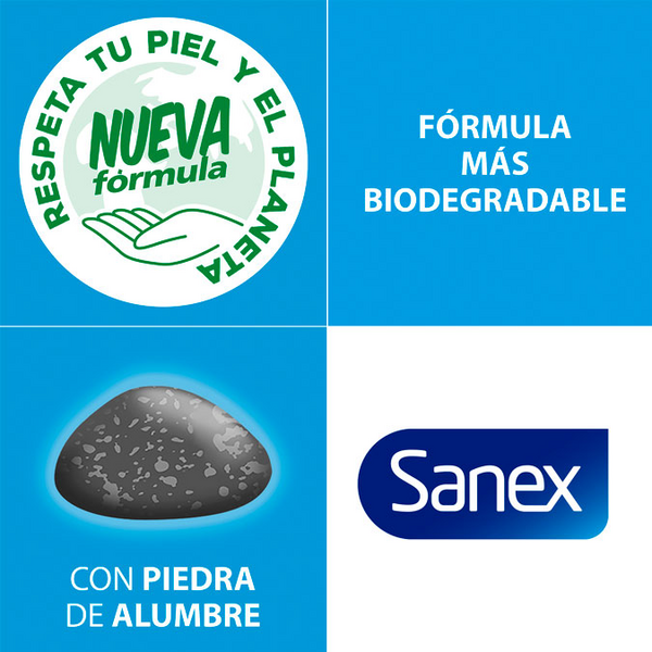 Sanex Natur Protect Desodorante Piedra De Alumbre Piel Normal Spray 200 Ml