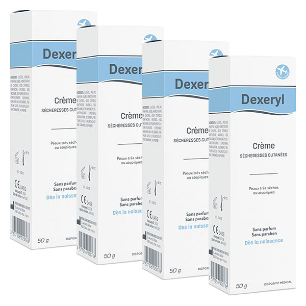 Crème Sécheresses Cutanées 50g - Lot de 4
