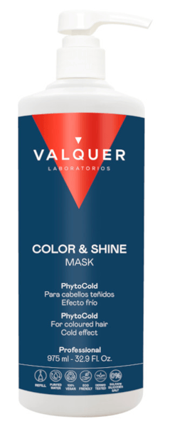Valquer Mascarilla Capilar Glacial Color y Brillo 975 ml