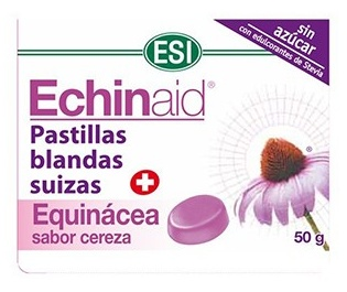 Echinaid Pastillas Blandas Suizas Equinácea Sabor Cereza 50g