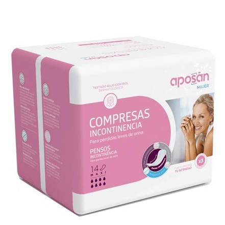Aposán Compresas Incontinencia Maxi 14 uds