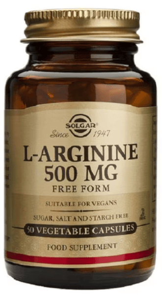 Solgar L-Arginina 500 mg 50 Cápsulas Vegetales