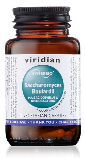 Viridian Saccharomyces Boulardii 30 Cápsulas