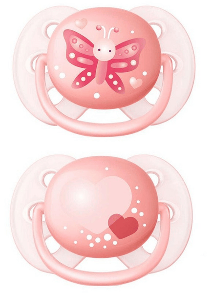 Avent Chupetes Ultra Soft Flexifit SCF223/20 0-6m Rosa